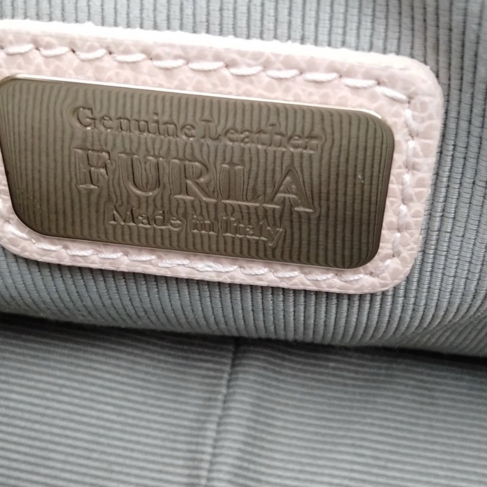 FURLA Shoulder Bag  Pink Leather crossbody bag with interchangeable covers - Picture 7 of 9